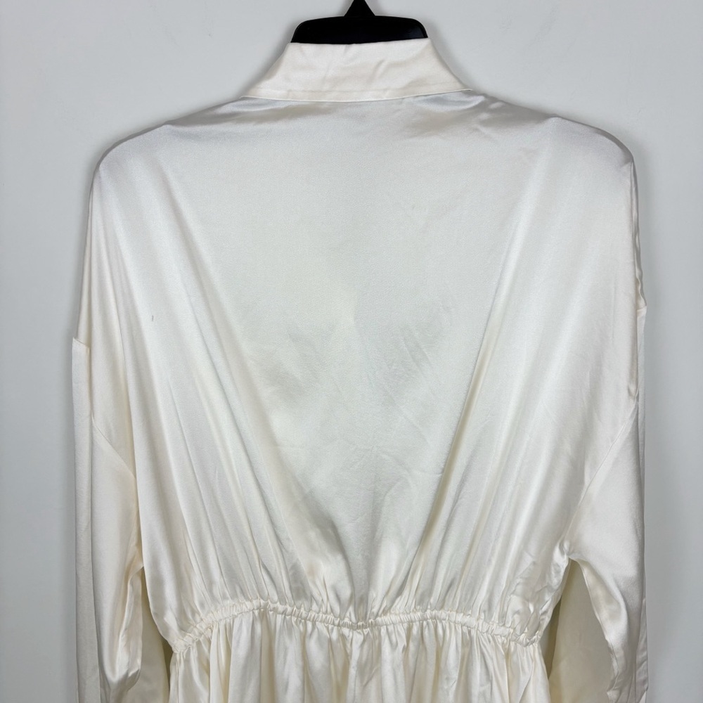 RETROFETE Olive Mini Dress in White Size S - Picture 6 of 14